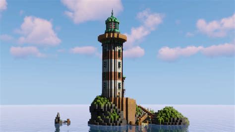 Minecraft Wooden Lighthouse