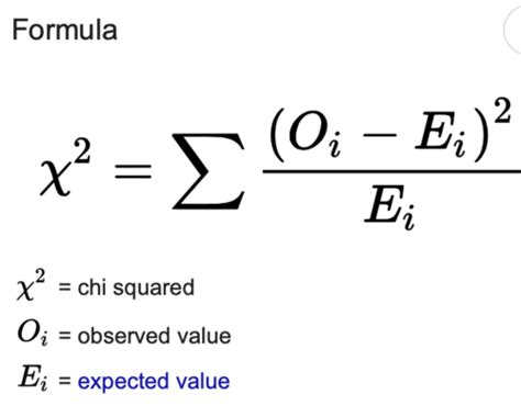 Maths - Chi squared Flashcards | Quizlet