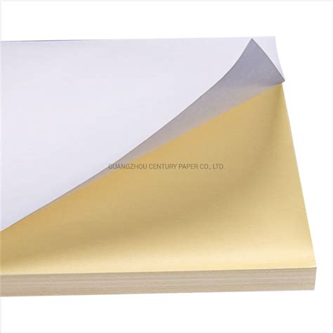 Good Quality Semi Glossy Self Adhesive Sticker Paper China Self