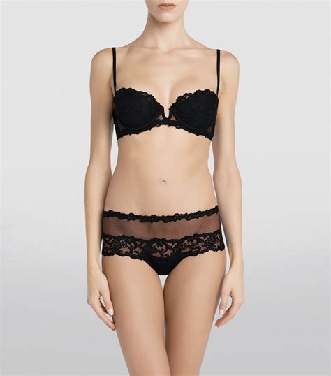 La Perla Embroidered Rugiada Bandeau Bra Harrods Hk