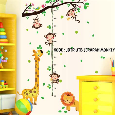 Jual WALLSTICKER STIKER STICKER DINDING UTB UKUR TINGGI BADAN JERAPAH