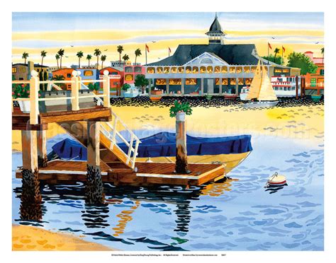 Art Prints And Posters Balboa Pavilion Newport Beach California