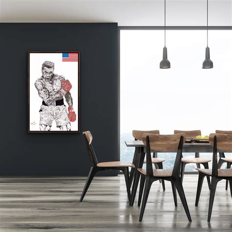 Muhammad Ali Fight Stance Poster of the Greatest Boxer of - Etsy