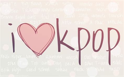 I Love Kpop Wallpaper Desktop Background