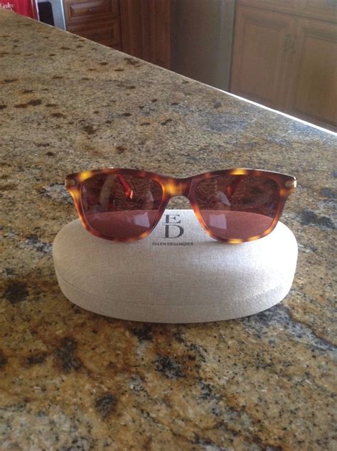 Ed Ellen Degeneres Tortoise Shell Sunglasses Ebay