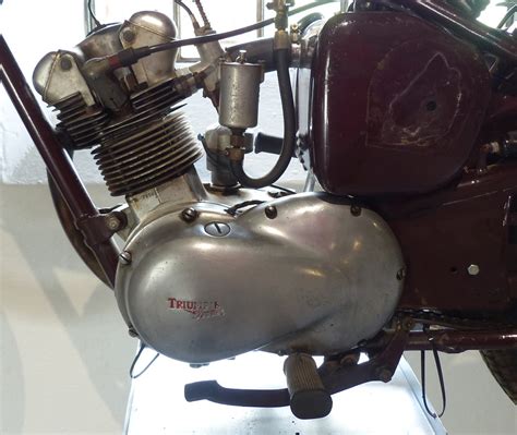 Triumph Terrier Red Engine Stkone Flickr