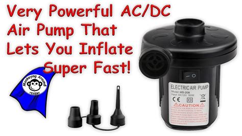 Very Powerful And Fast AC DC Quick Fill Electric Air Pump By YSD