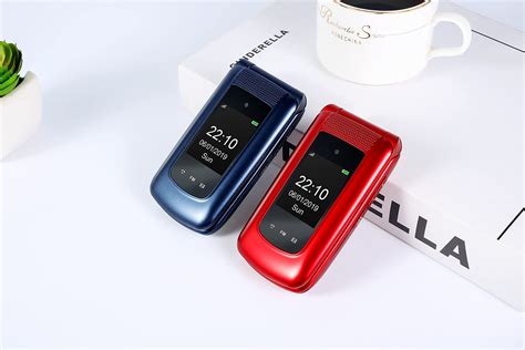 Uleway Flip Phone Unlocked SOS Button Dual Screen Senior Flip Phone