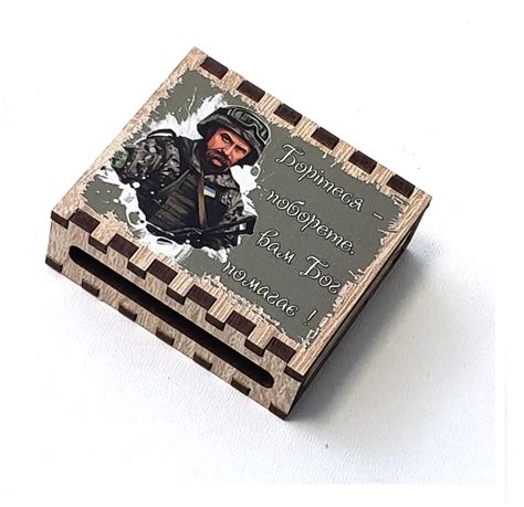 Сувенирные спички в деревянной коробке на магните с изображением Тараса ...