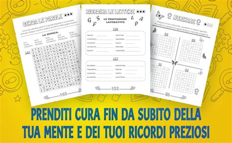 Giochi Di Memoria Per Anziani Libro Di Attivit Ed Esercizi Divertenti