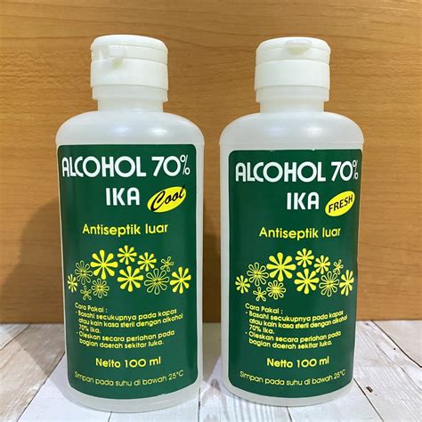 Jual ALKOHOL 70 Antiseptik IKA Fresh Cool Ukuran 100ml Indonesia