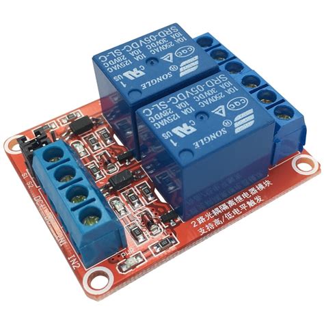 5V 2 Channel Relay Module With Opto Coupler High Low India Ubuy