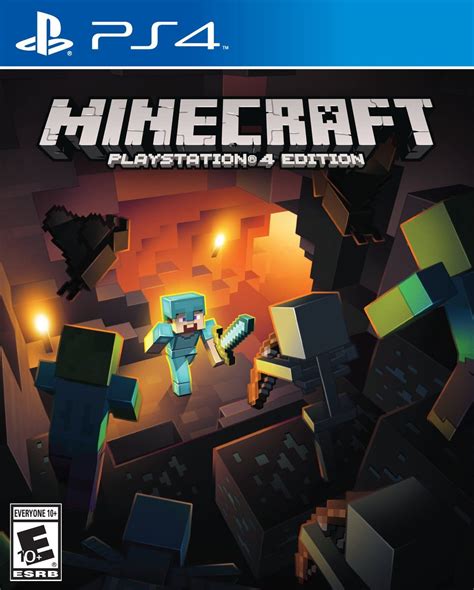 Minecraft Ps4 Cover Art Minecraft Ps4 Minecraft Video Games Minecraft Games