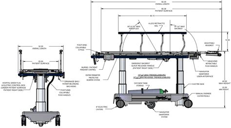 Hausted E Electric Surgi Stretcher User Manual