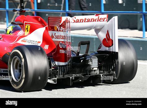 Felipe Massa Bra Ferrari F Rear Diffuser And Rear Wing