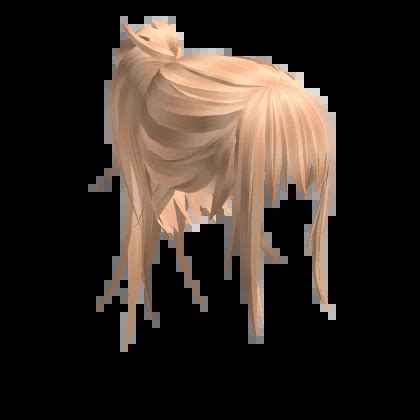 Straight Anime Girl Hair Ponytail Blonde Roblox Item Rolimon S