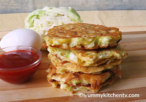 Cabbage Omelette Tortang Repolyo Yummy Kitchen