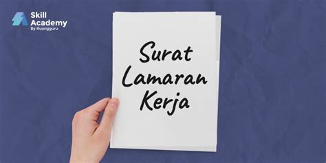 Contoh Surat Lamaran Kerja Tulis Tangan Yang Baik Dan Benar Di Pt