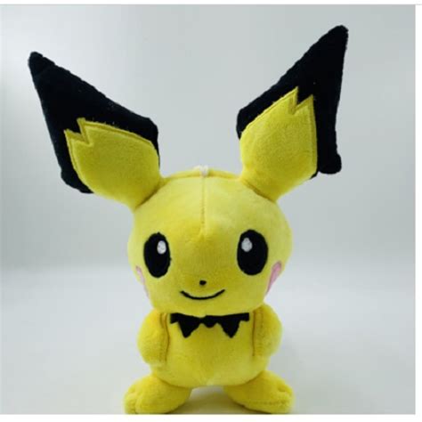 Boneco Pelucia Anime Game Pokemon Go Pichu Incriveis 25cm Shopee Brasil