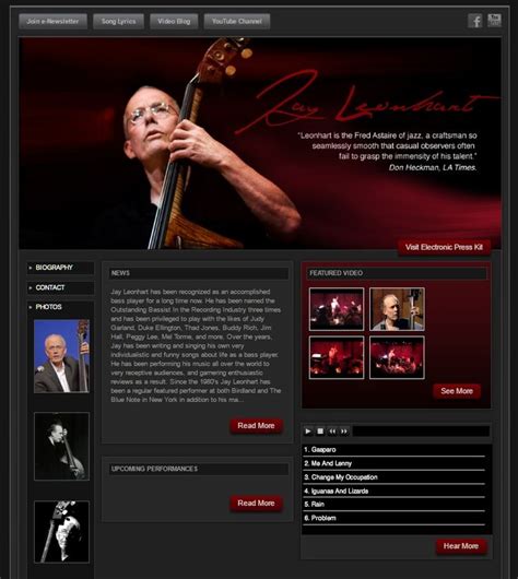 Epk Template For Musicians - Portal Tutorials