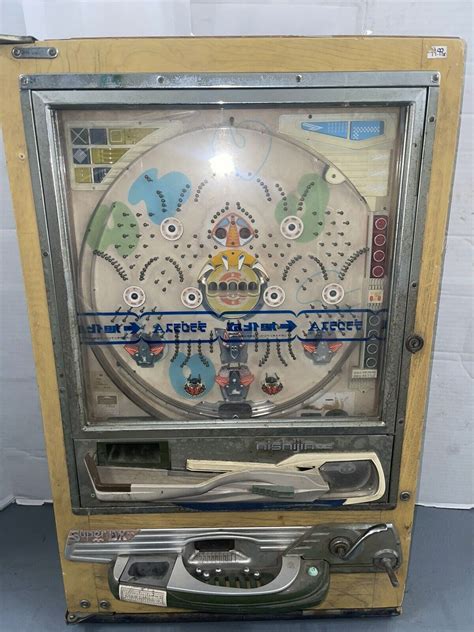 Vintage Nishijin Pachinko Machine Shiroi Kamome Super Dx W Balls As Is