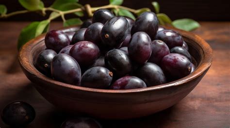 Premium AI Image | Photo of the Jamun fruit