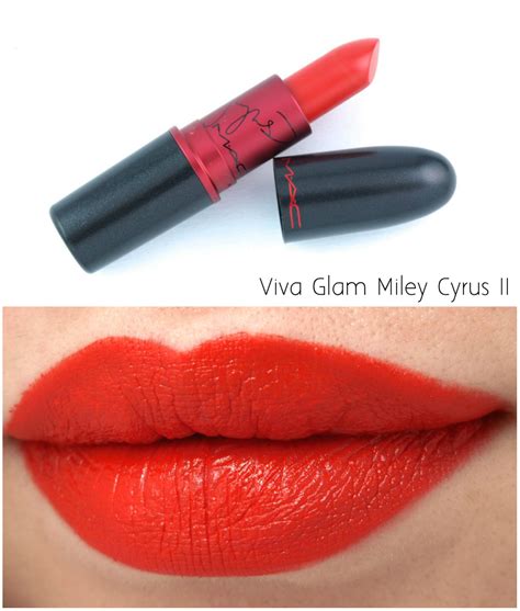 MAC Viva Glam Miley Cyrus II Lipstick Lipglass Review And Swatches