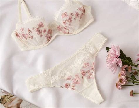 Leisdesign On Twitter Floral Embroidered Lace Bra Set Women Underwear