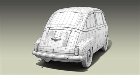 3D Fiat Multipla TurboSquid 1337766