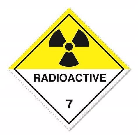 Hazchem Transport Sign Radioactive 7 Diamond The Signmaker