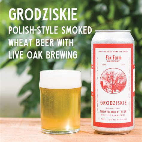 Grodziskie Polish Style Smoked Wheat Beer Fox Farm Brewery