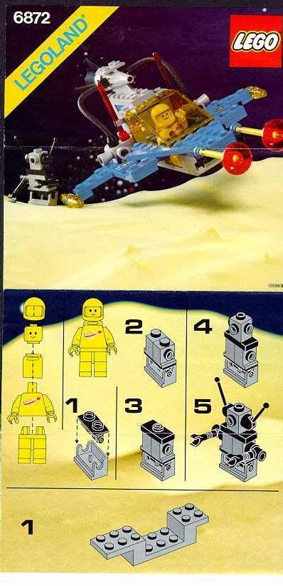 LEGO Lunar Patrol Craft Instructions 6872, Space | Lego space sets ...