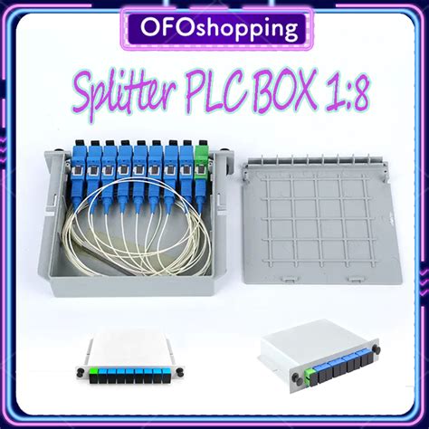 Jual Passive Splitter PLC BOX FO 1 8 Fiber Optik Pasif Splitter 1 8 PLC