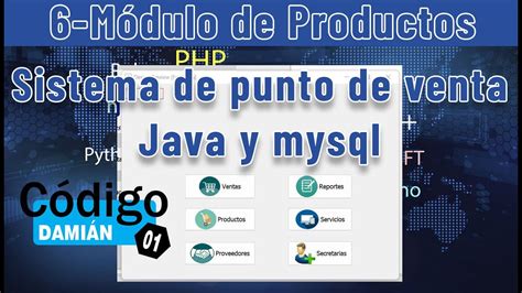 Productos Sistema De Punto De Venta Java Y Mysql Youtube