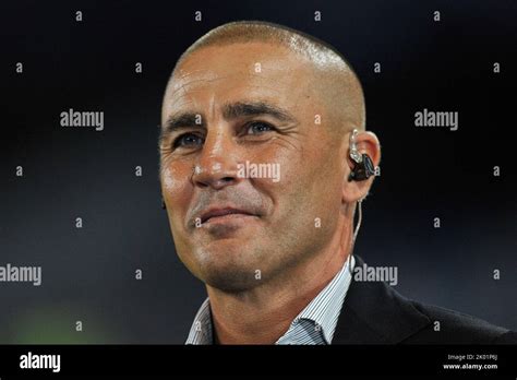 Fabio Cannavaro Former Footballer During The Match Of The Uefa