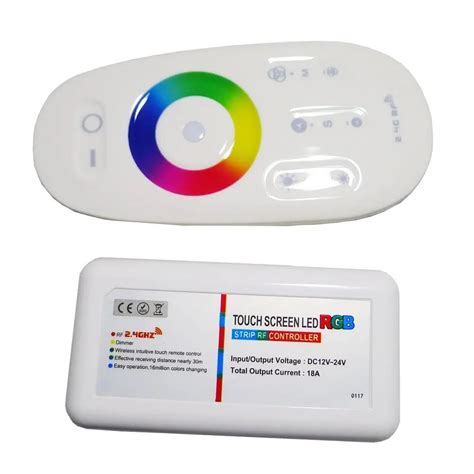 G Led Rgb Rgbw Controller Dc V Touch Screen Rf Wireless Remote