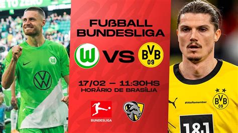 Wolfsburg X Borussia Dortmund Bundesliga Ao Vivo E Imagens