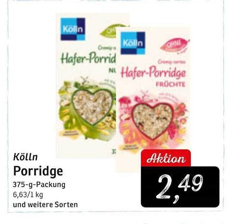 K Lln Porridge Angebot Bei Konsum