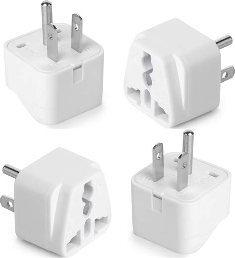 Regvolt White Australian Travel Plug Adapter Australian Pack