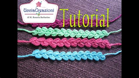 Tutorial 9 Bracciali Zig Zag Simil Cruciani How To Crochet