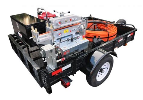 Ramrod Trailer Mounted Powered Duct Rod Pusher General Machine Products