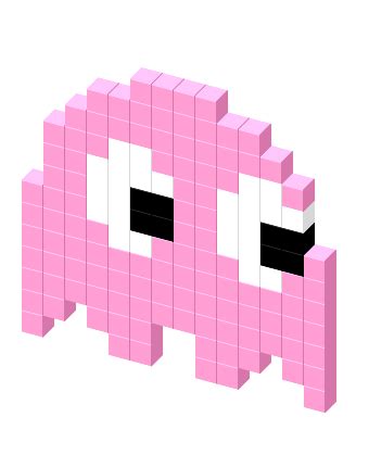 Pac Man Ghost Pink - ClipArt Best