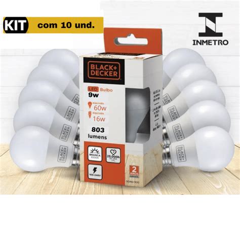 Kit L Mpadas Led W Bulbo Bivolt Soquete E Branco Frio