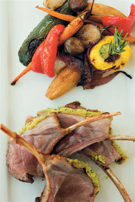 Roast Rack Of Lamb With A Rosemary And Mustard Crust Recipe