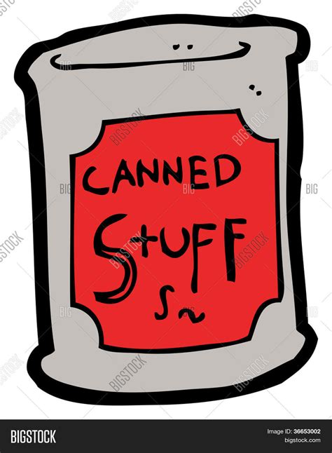 Canned Food Cartoon Image & Photo | Bigstock