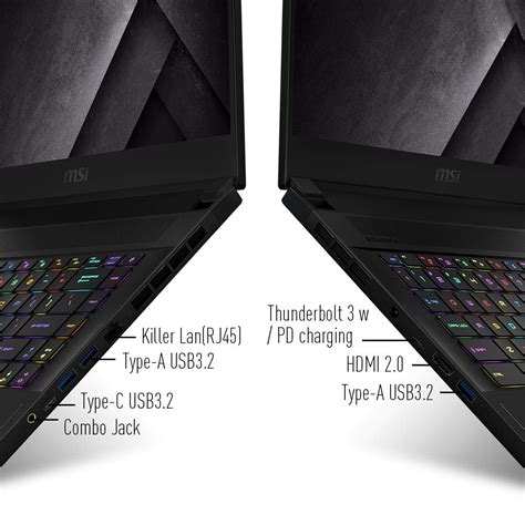 MSI GS66 Stealth 15.6″ 240Hz 3ms Ultra Thin Gaming Laptop, i7-10750H ...