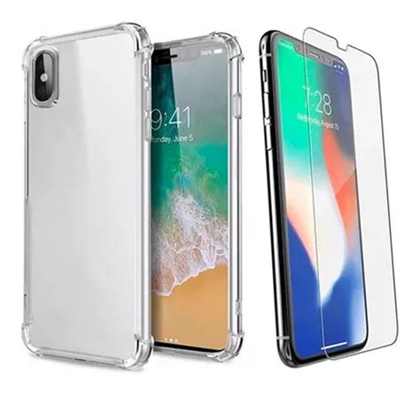 Kit Capinha Antichoque Pelicula Vidro Para IPhone XS Max MercadoLivre