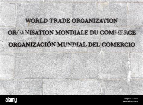 World trade organization logo hi-res stock photography and images - Alamy