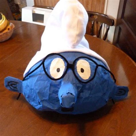 Homemade DIY Brainy Smurf Halloween Costume for Kids - Costume Yeti