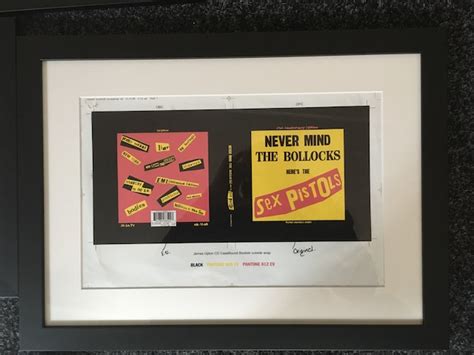 Sex Pistols Original Proof Artwork For Never Mind The Bollocks Album The Fame Bureau